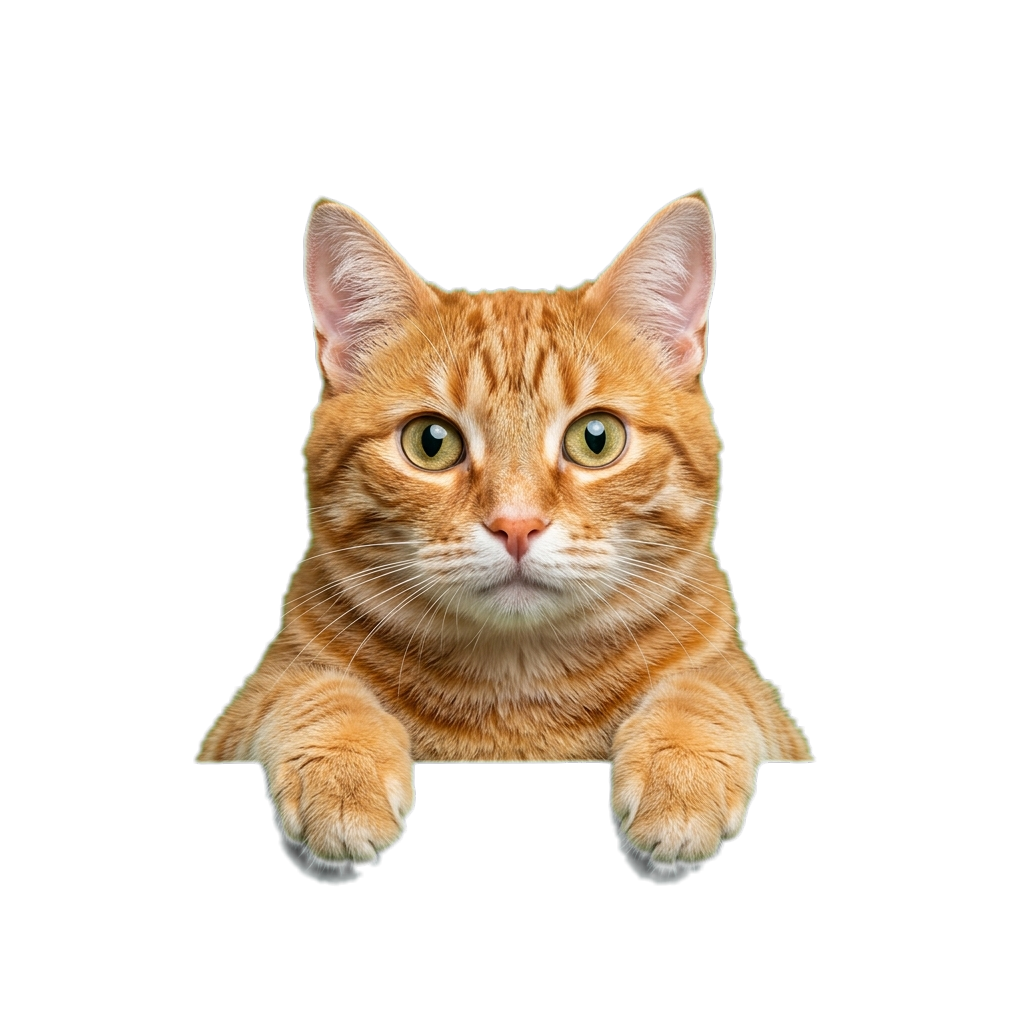 Cat peeking